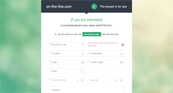 Desktop Screenshot of on-the-line.com